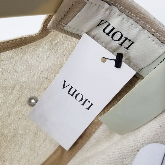 NEW Vuori V1 Embroidery Hat Natural Snapback Dad Hat Unisex Natural Hemp Organic - Picture 11 of 15